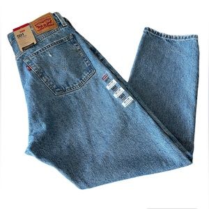 NWT Levi Original 501 cropped jeans 30X26